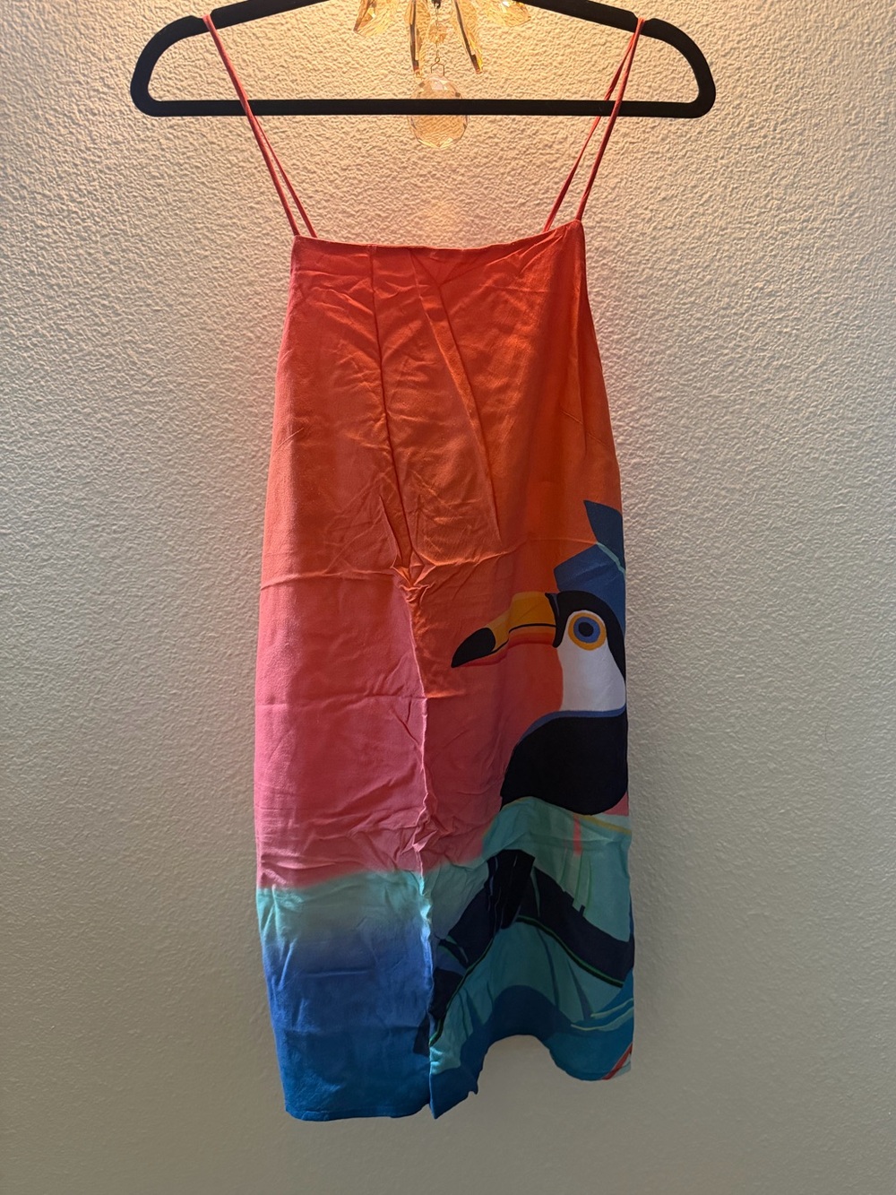 FARM Rio Tropical Toucan Slip Dress